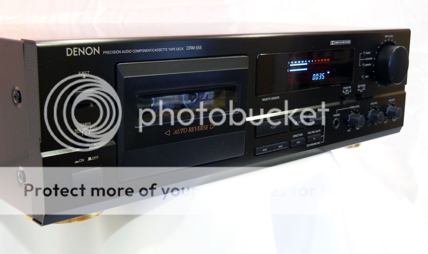 Denon DRM 555 Precision Single Deck HX Pro Cassette Player eBay