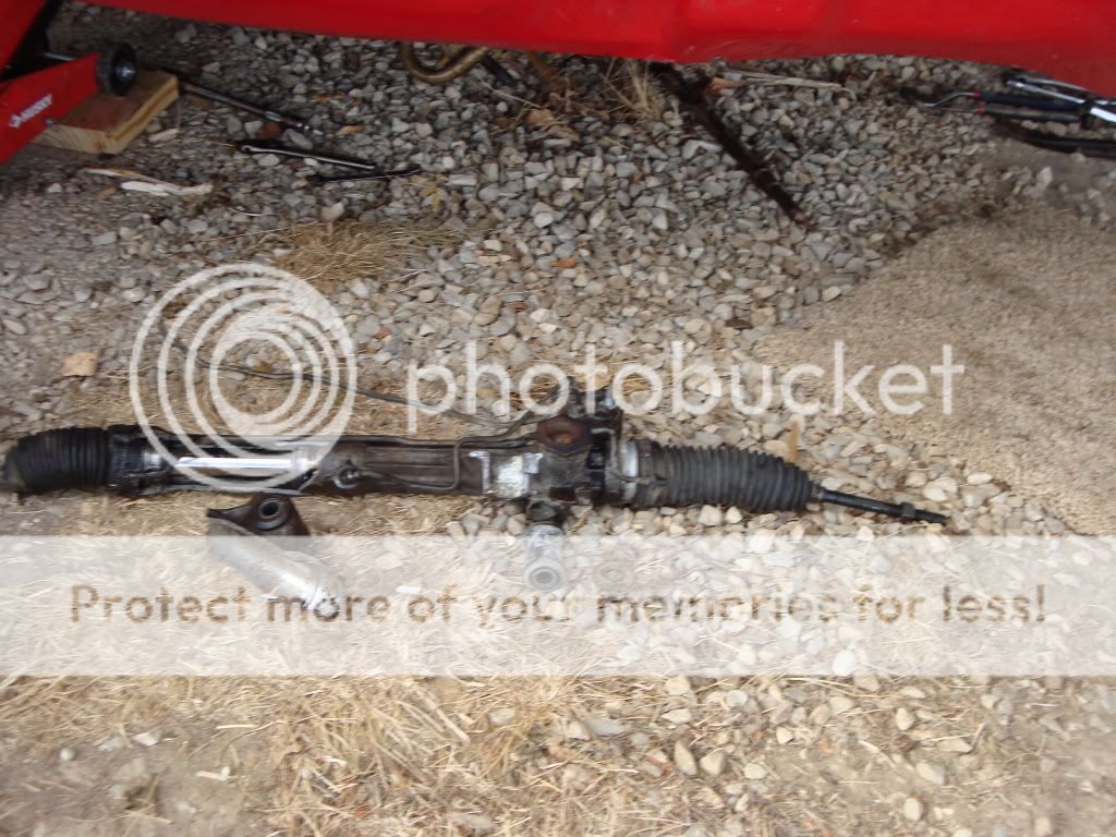 removing a rack and pinion unit from a torsion bar suspension Ranger