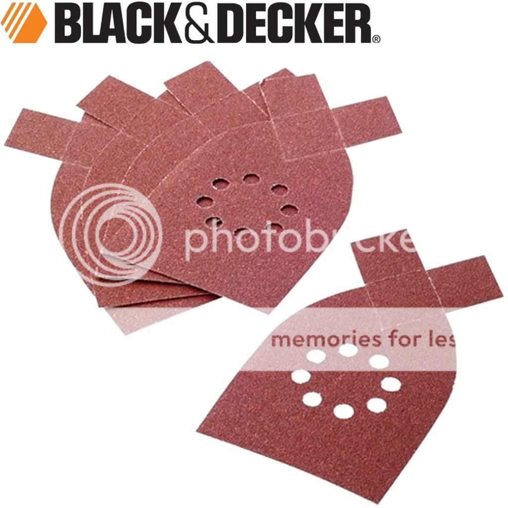 BLACK & DECKER MULTI SANDER SANDING SHEETS KA110E KA220E KA220G KA230