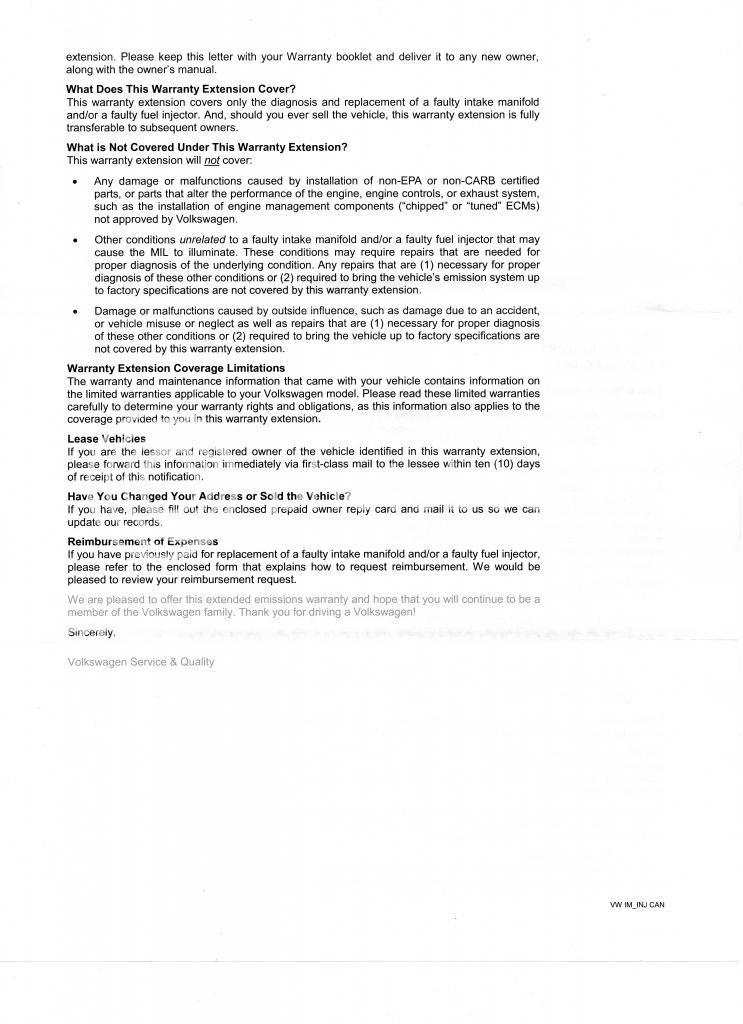 CANADIAN Warranty Extension VW Tiguan Forum