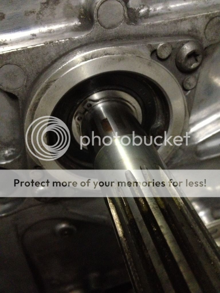 Jackshaft and Driveshaft bearing regrease TY4stroke Snowmobile